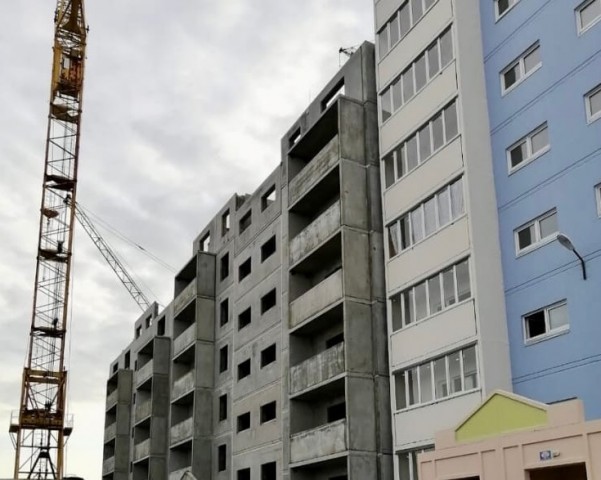 В пятом микрорайоне Лянтора строят многоквартирный дом