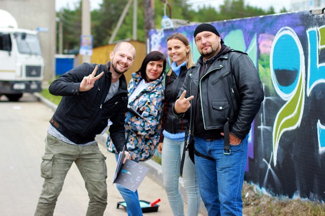 В Белом Яре и Барсово прошёл фестиваль граффити