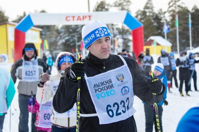 Как жители Сургутского района вышли на «Лыжню России – 2020»