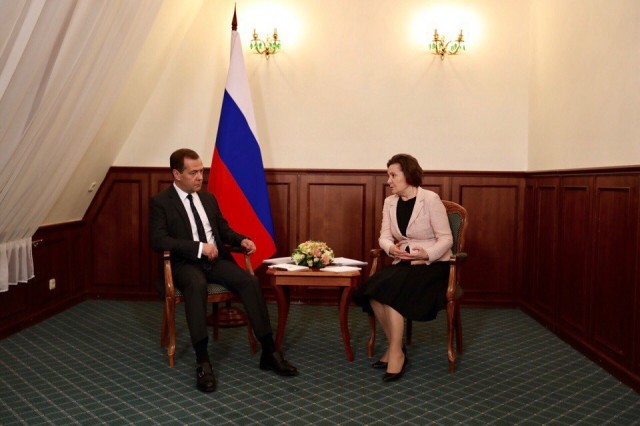 Председатель правительства Дмитрий Медведев - в Югре