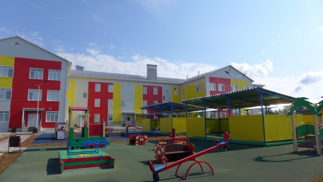 ​Детский сад на 300 мест в Нижнесортымском почти готов к 1 сентября