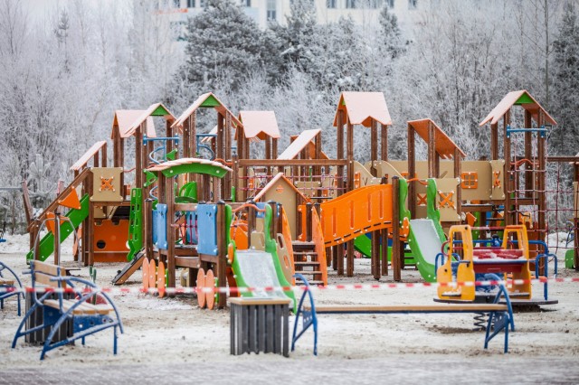 Большая игровая площадка появилась в Сургуте в парке «За Саймой»