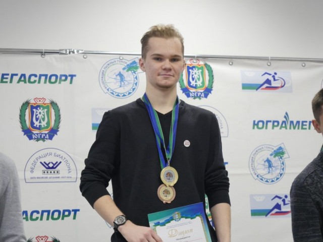 Смена растёт! Молодой биатлонист из Лянтора Даниил Кочев стал призёром Первенства России