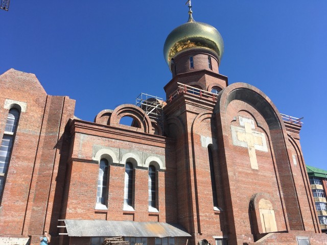 В храме в честь Казанской иконы Божией Матери установят купола