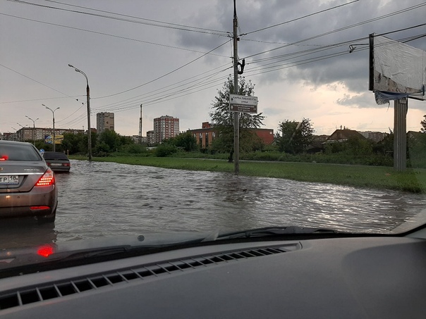 Дождь вновь затопил улицы Ижевска