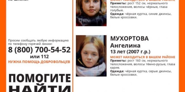 В Ульяновске с 3 апреля ищут двух несовершеннолетних девочек