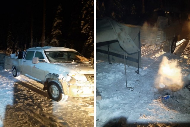 В Красноярском крае спасли вахтовиков, чья машина сломалась из-за мороза