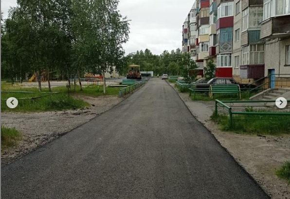 В Фёдоровском Сургутского района отремонтировали 40 тыс. кв. м. дорожного полотна