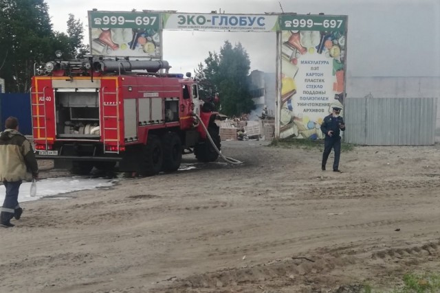 ​В Сургуте произошёл пожар на территории ПСО-34