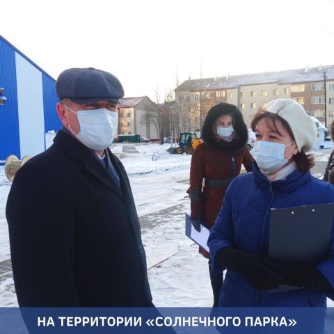 Председатель Думы Сургутского района Анатолий Сименяк побывал с рабочим визитом в Солнечном