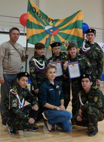 Военно-патриотическому клубу Русскинской 5 лет