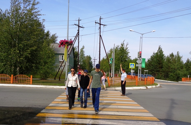 В Сургутском районе проходит «Школа пешеходных наук»