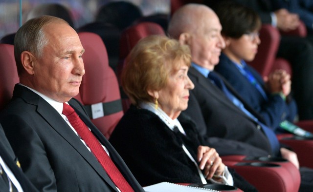 Владимир Путин болел за российскую сборную вместе со всей страной