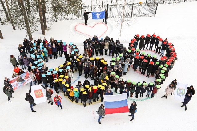 Студенты СурГПУ проводят кампанию в поддержку российских олимпийцев