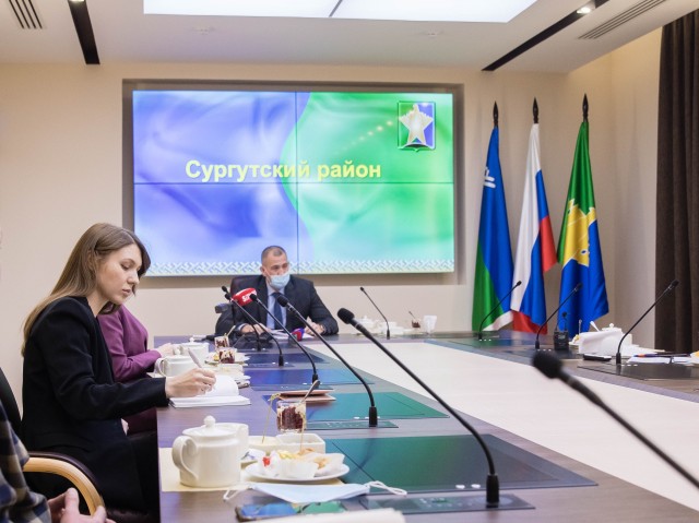 Высокие результаты и большие планы. Глава Сургутского района обсудил итоги года на пресс-чае Высокие результаты и большие планы. Глава Сургутского района обсудил итоги года на пресс-чае