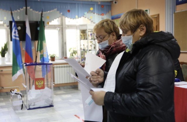 В Сургутском районе к 15.00 часам проголосовало 16,9 процентов избирателей