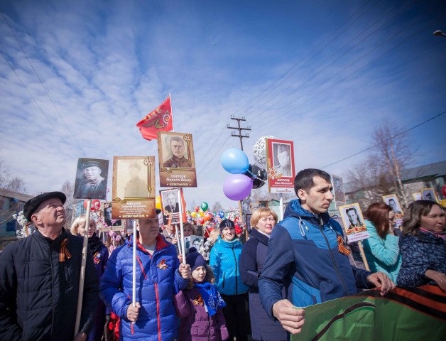 В Фёдоровском участники «Бессмертного полка» пройдут по поселению с портретами ветеранов