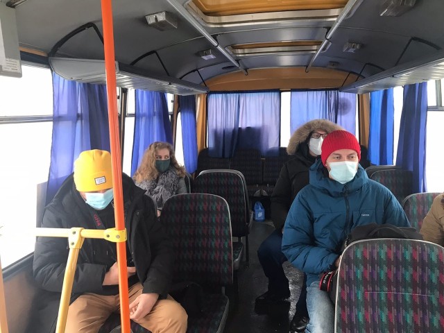В Фёдоровском проверили, как пассажиры соблюдают масочный режим