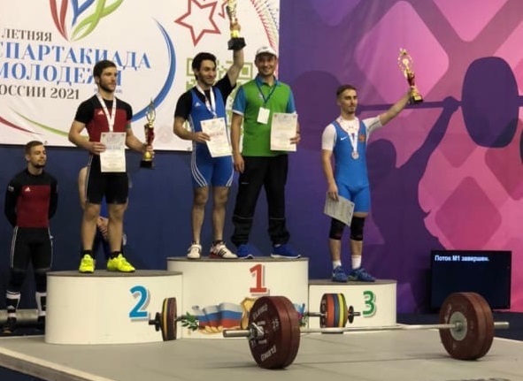 Тяжелоатлет из Сургутского района завоевал золотую медаль Спартакиады молодёжи России 2021 года