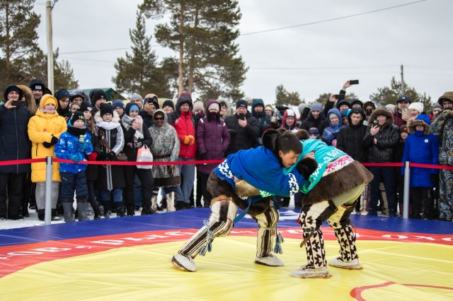 ​В Сургутском районе школьники соревновались в северном многоборье