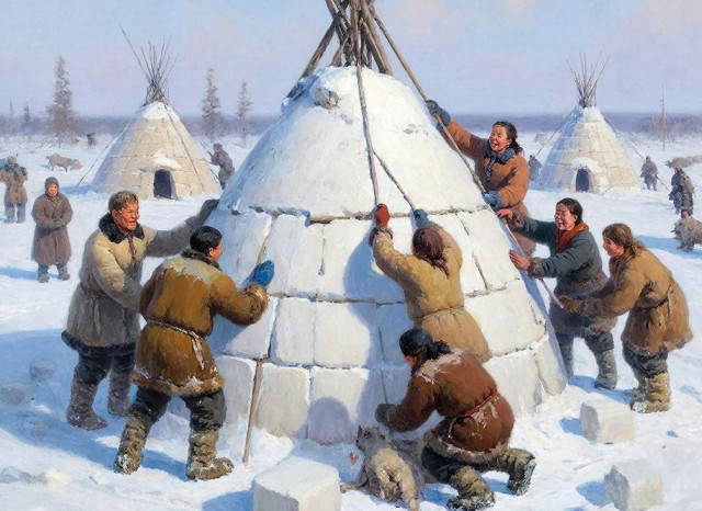 Состязания по строительству иглу и выживанию на морозе устроят в Сургутском районе