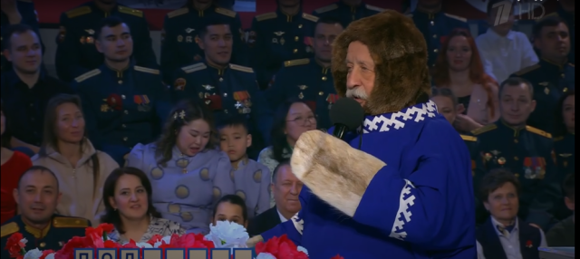 Росгвардеец из ХМАО нарядил Леонида Якубовича в костюм ханты и позвал его в Сибирь