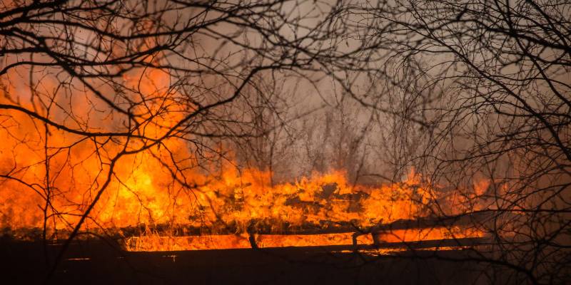 В Сургутском районе с приходом зимы в два раза возросло количество пожаров на дачах