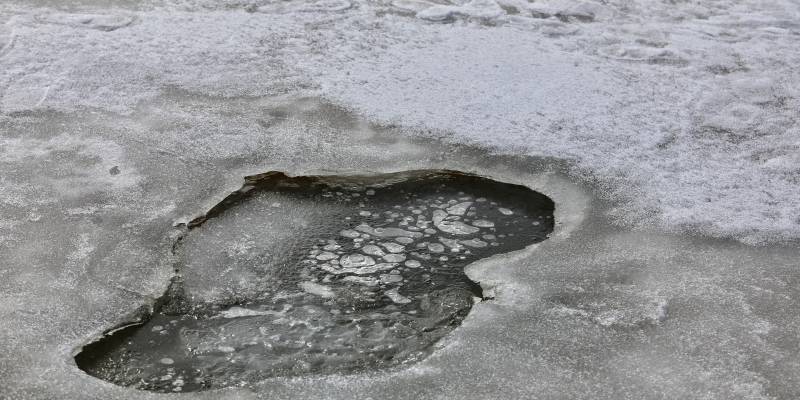 Где опасно выходить к воде: мэрия Сургута опубликовала карту толщины льда