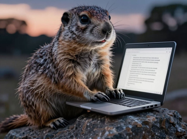 ​Суслик IT-специалист появился в крупном городе Сибири