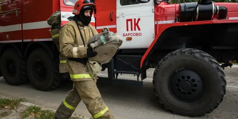 ​В ХМАО пожарные спасли десять человек при пожаре в многоэтажке
