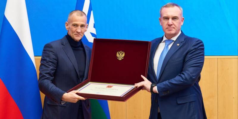 ​Президент России Владимир Путин наградил Андрея Трубецкого