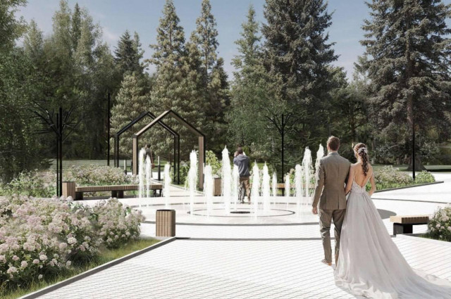 ​Появились эскизы невидимого фонтана, который появится в Сургуте. ФОТО