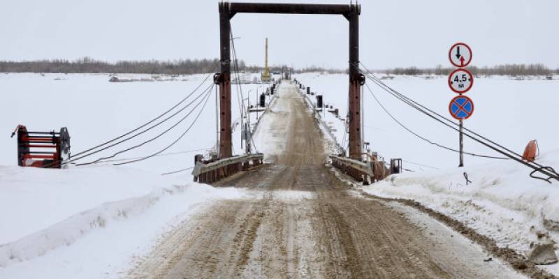 ​Разлилась вода: автозимник закрыли в Сургутском районе