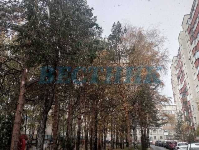 ​Зима близко: в Сургуте выпал первый снег. ВИДЕО