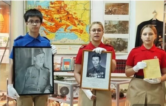 В школьном сытоминском музее создана карта, посвященная фронтовикам-односельчанам