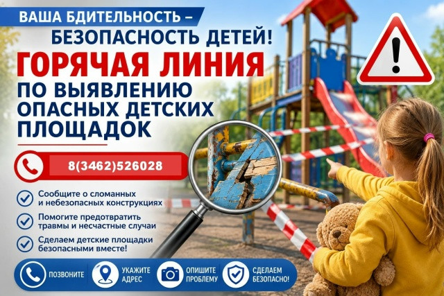 В Сургутском районе работает горячая линия &laquo;Опасная площадка&raquo;
