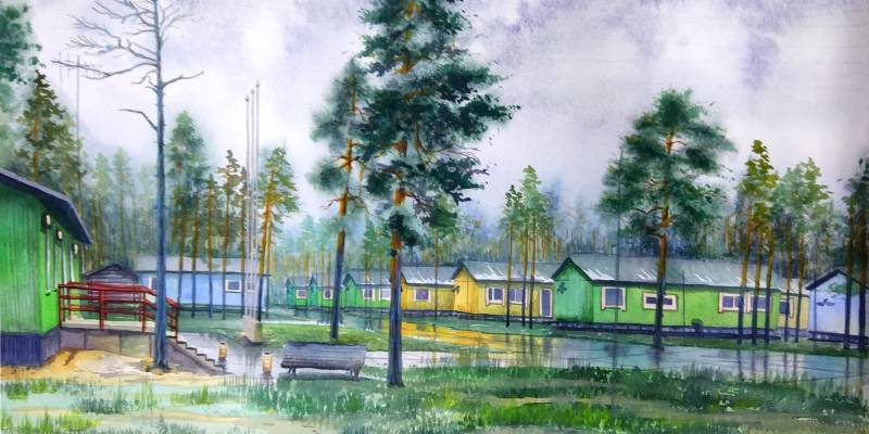​Нарисовал город детства