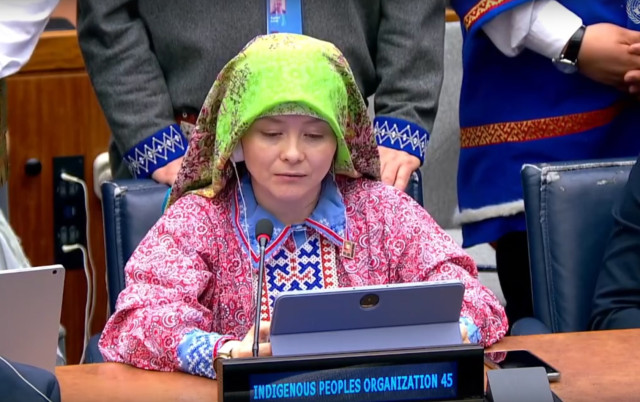 Активистка и певица из Сургутского района вступилась за женщин ханты на форуме ООН в Нью-Йорке Активистка и певица из Сургутского района вступилась за женщин ханты на форуме ООН в Нью-Йорке