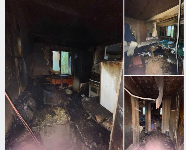 В Нягани заживо сгорели мать с сыном В Нягани заживо сгорели мать с сыном