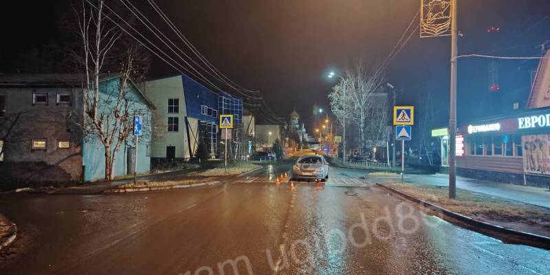 В ХМАО двух девочек сбили на пешеходном переходе