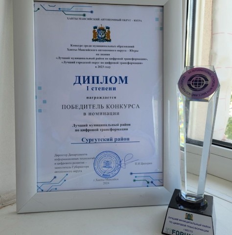 Сургутский район стал лучшим муниципальным районом в Югре по цифровой трансформации