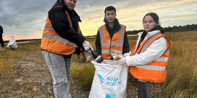 Добровольцы Русскинской приняли участие во Всероссийской акции «Вода России»