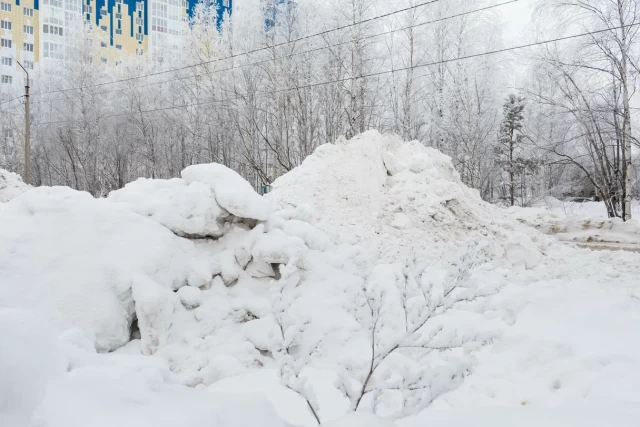 В Сургутском районе придумали необычный способ борьбы с выпавшим снегом