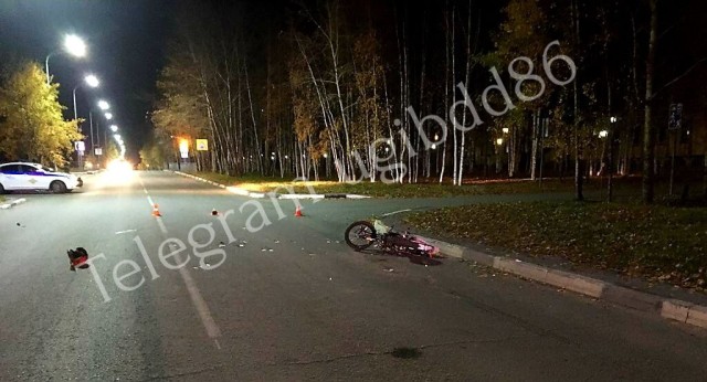 В Сургутском районе водитель ВАЗа сбил юного мотоциклиста