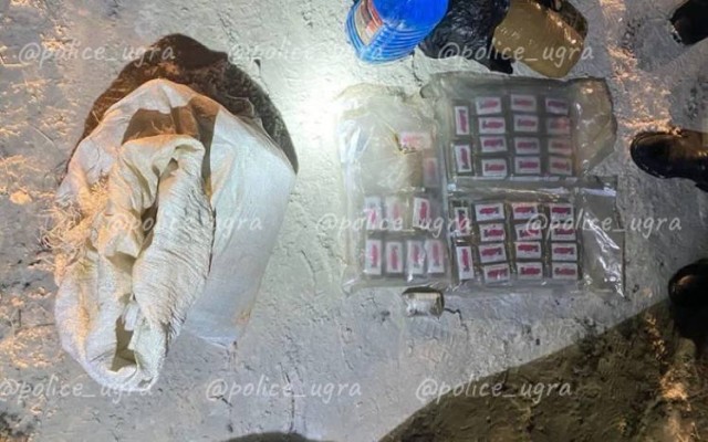 В Сургутском районе задержан наркокурьер с 11,5 кг наркотиков