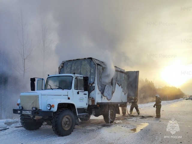 СК и прокуратура ХМАО начали проверку после возгорания грузовика