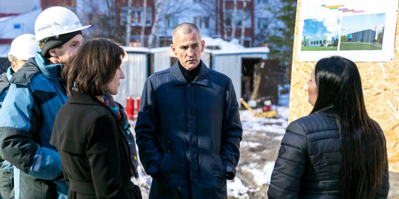​Контроль с пристрастием: строящиеся объекты в Федоровском посетил Андрей Трубецкой