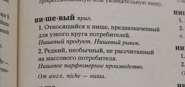 ​Модное прилагательное &laquo;нишевый&raquo; претендует на звание &laquo;Слово года&raquo;