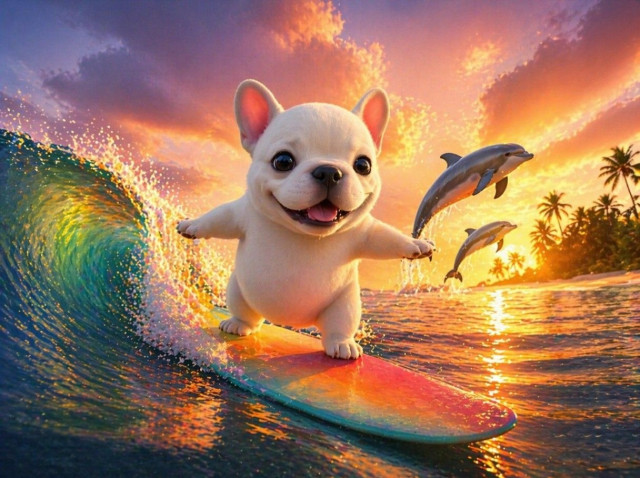 ​Как появился мем &laquo;Пиббл на серфе&raquo;