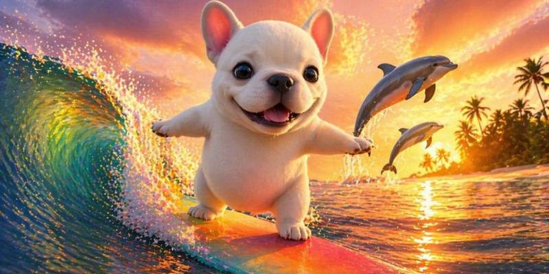 ​Как появился мем &laquo;Пиббл на серфе&raquo;